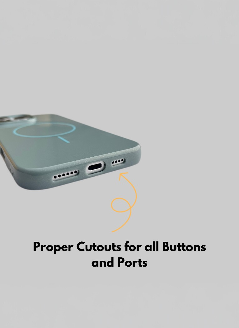 Morning Mist Solid Silicone Phone Case | MagSafe Compatible