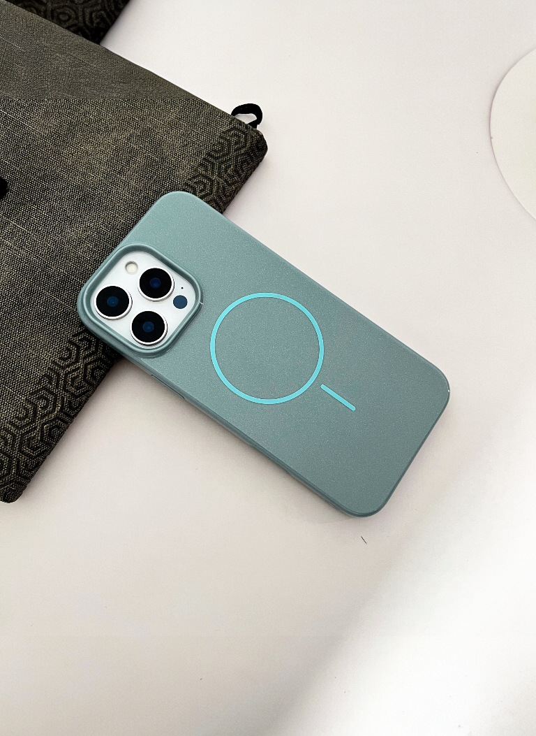 Morning Mist Solid Silicone Phone Case | MagSafe Compatible
