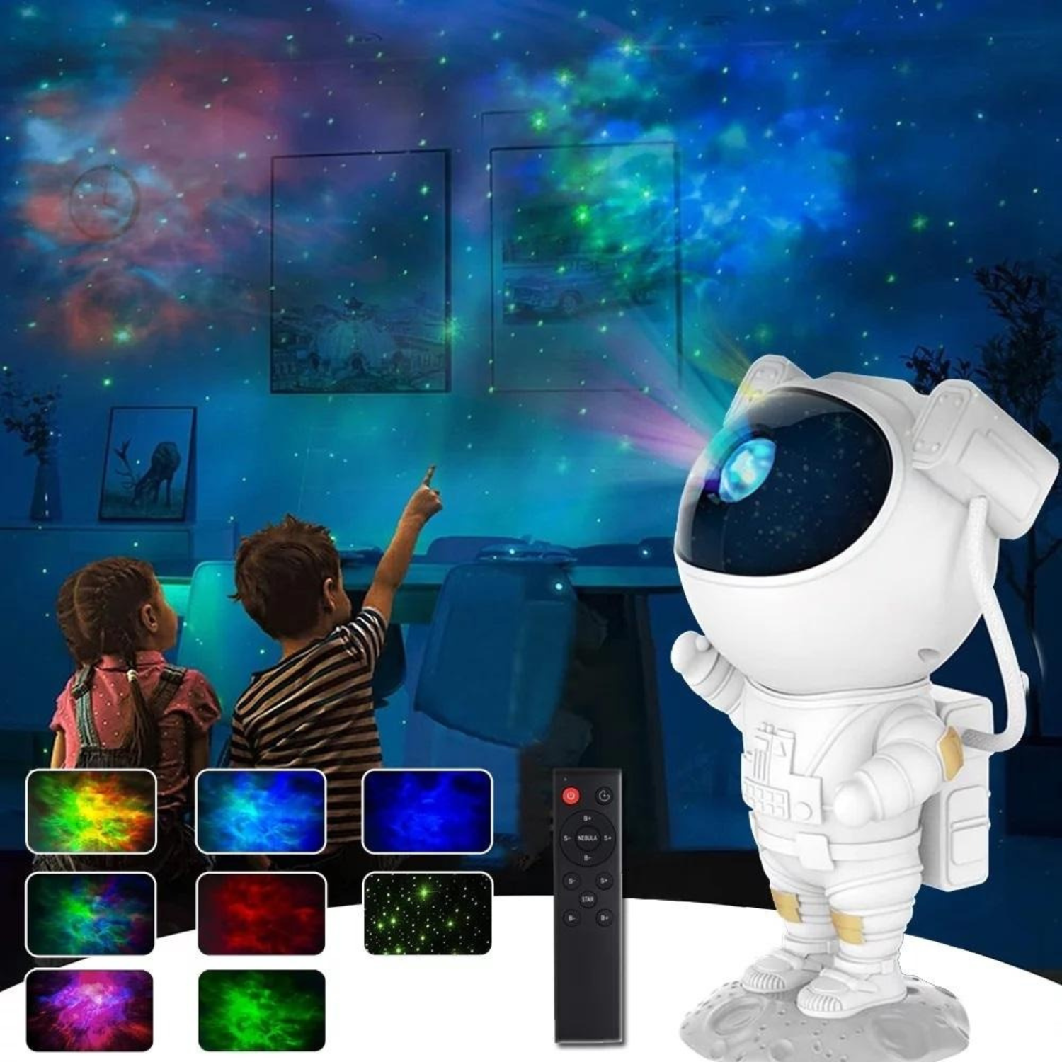 Astronaut Galaxy Projector by Buzz Street™