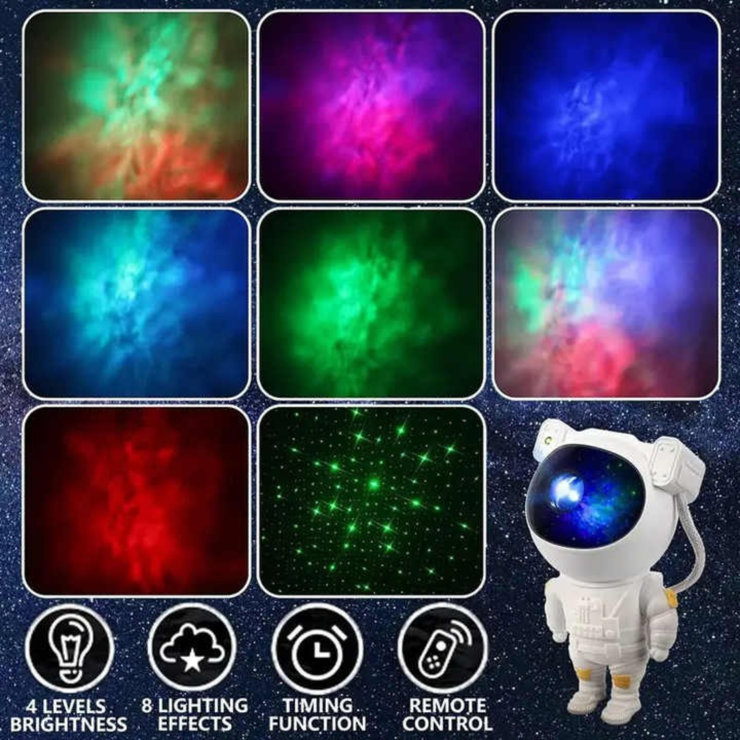 Astronaut Galaxy Projector by Buzz Street™