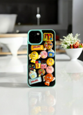 Cyan ChocoMania M&M Candy Phone Case