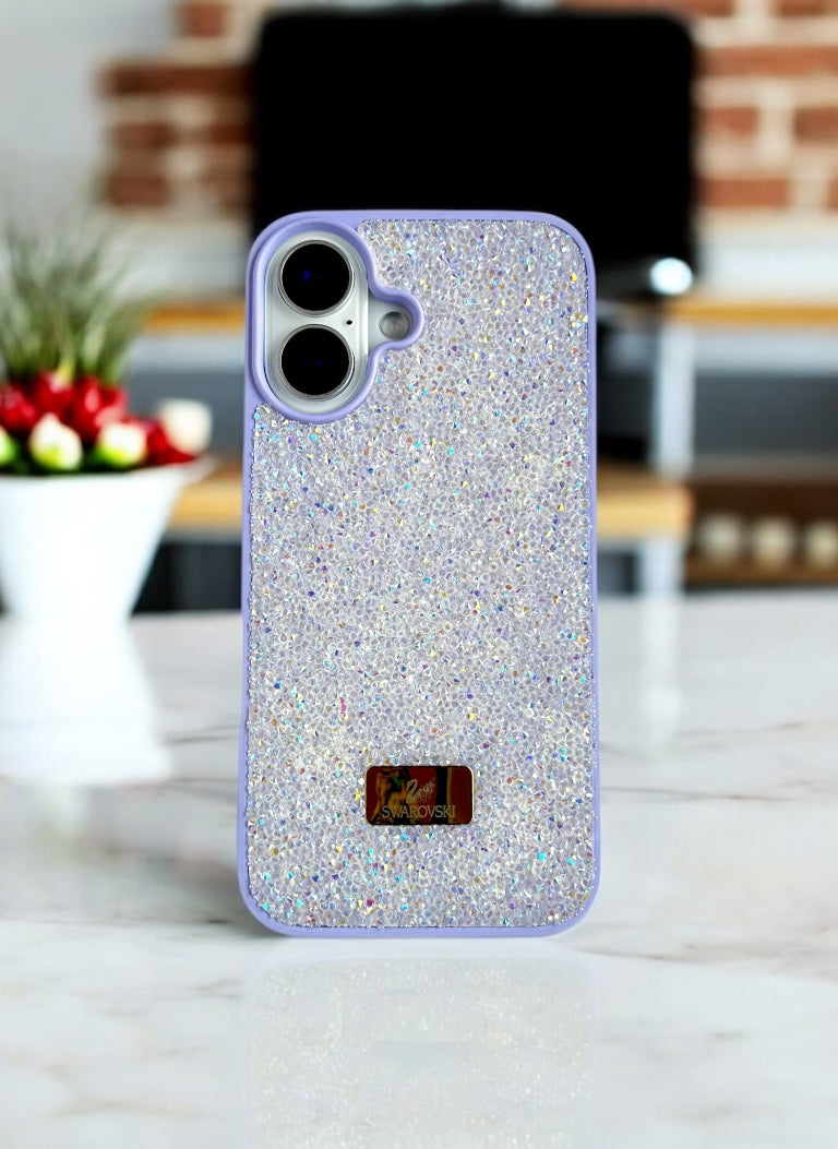 Lavender Crystal Glitter Bae Phone Case