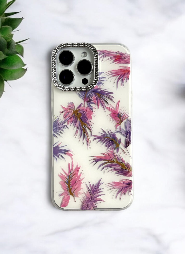 Pink and Purple Floral Phone Case