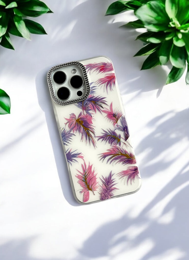 Pink and Purple Floral Phone Case