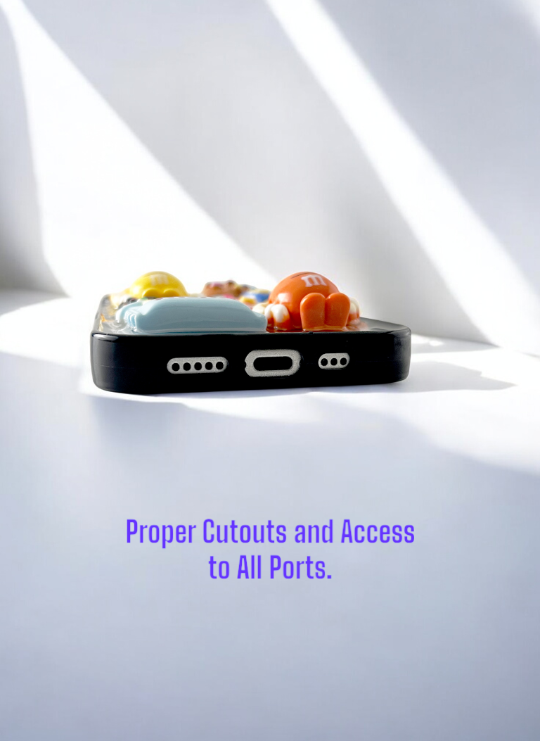 Black ChocoMania M&M Candy Phone Case