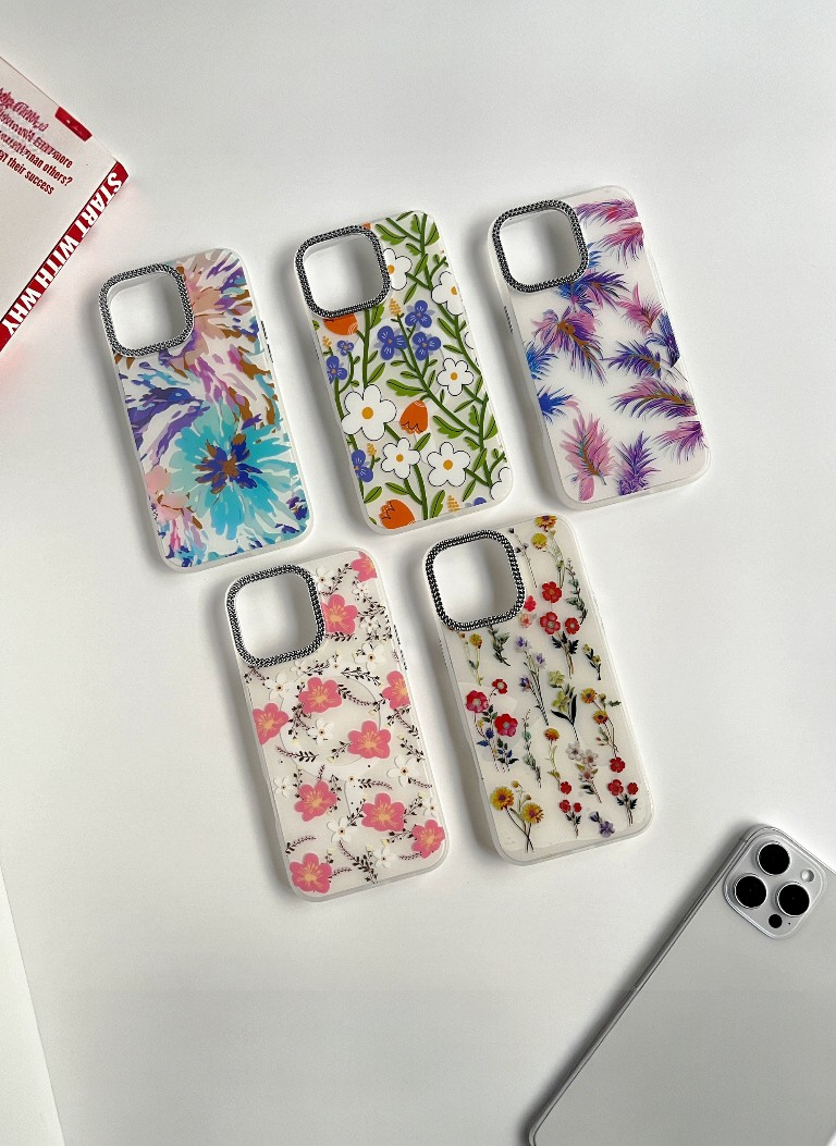 Pink and Purple Floral Phone Case