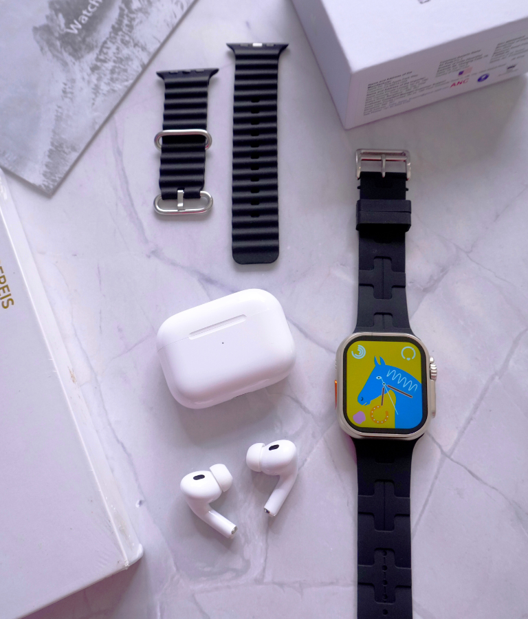 AirPods Pro 2 & Ultra Smartwatch | Buzz Street™ Prime Combo