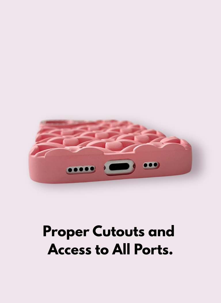 Baby Pink Blossom 3D Flower Phone Case