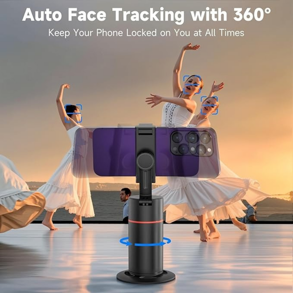 P02 360° AI Auto Face Tracking Tripod Gimbal by Buzz Street™