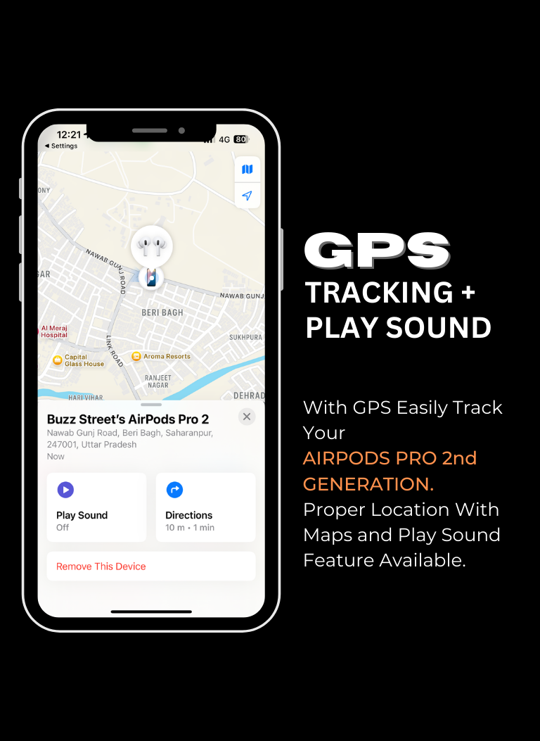 AirPods Pro 2nd Gen With ANC | Free Silicone Case & 5000mAH Mag Safe