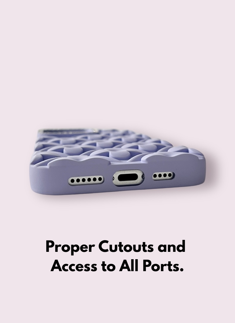 Lavender Blossom 3D Flower Phone Case