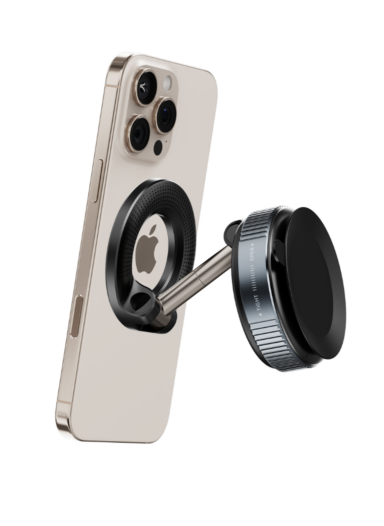 Buzz SnapMount Magnetic 360° Universal Phone Holder for Content Creation | Car & Desk Mount