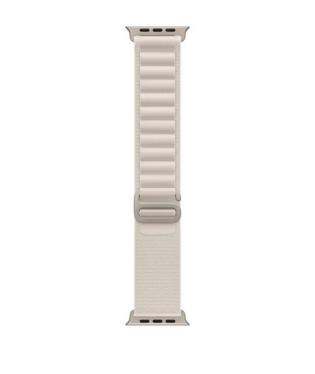 Alpine Loop Band For Apple Watch Series ULTRA/9/8/7/6/5/4 SE- WHITE