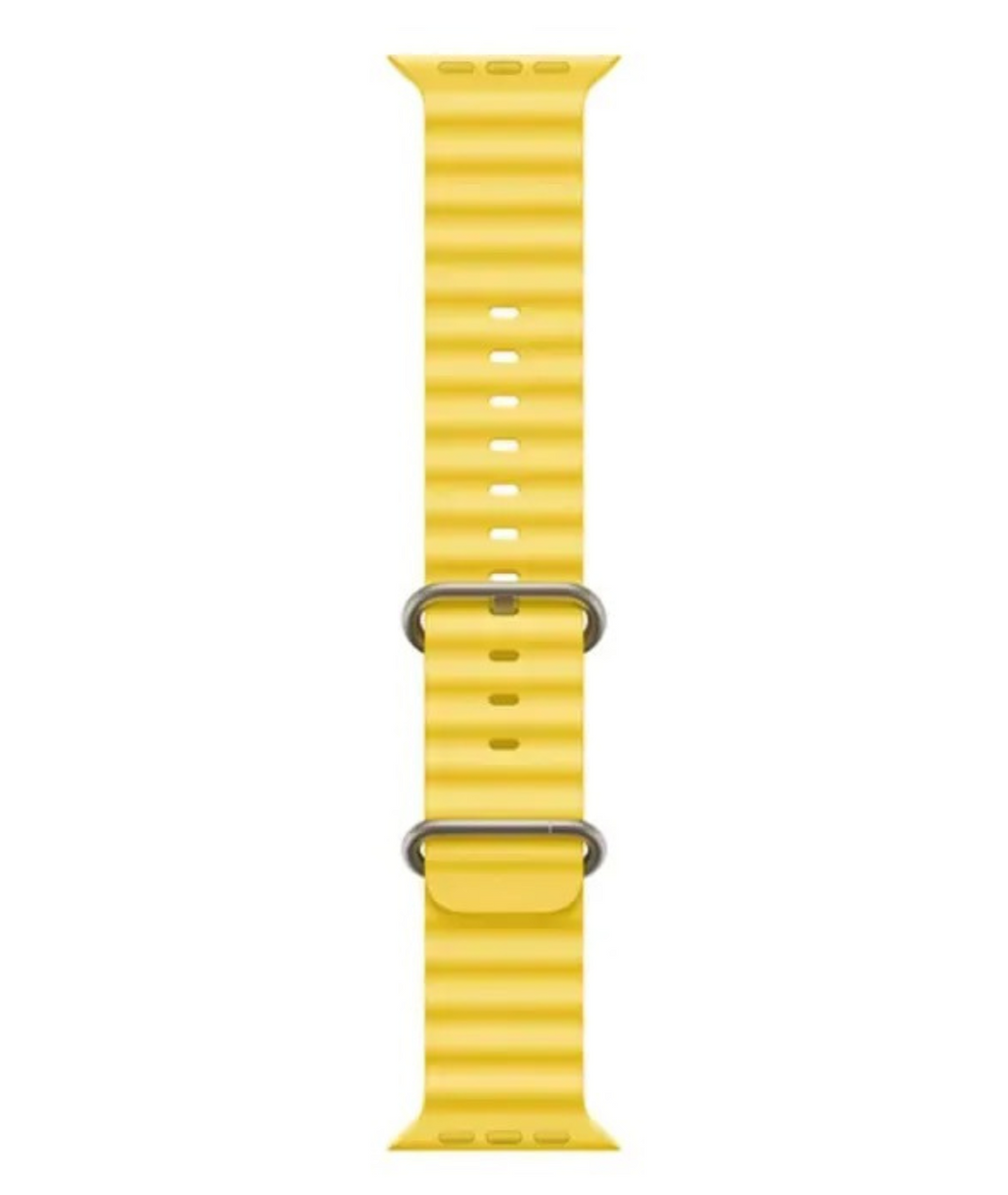 Ocean Band For Apple Watch Series ULTRA/9/8/7/6/5/4 SE- YELLOW