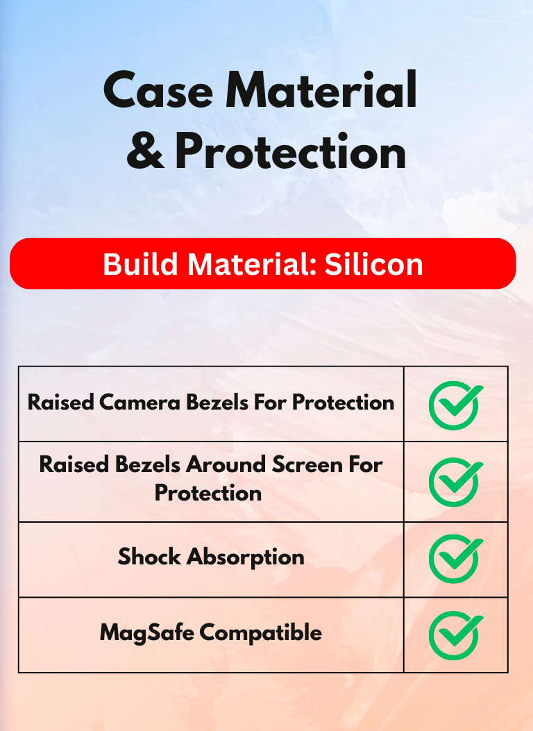 Morning Mist Solid Silicone Phone Case | MagSafe Compatible