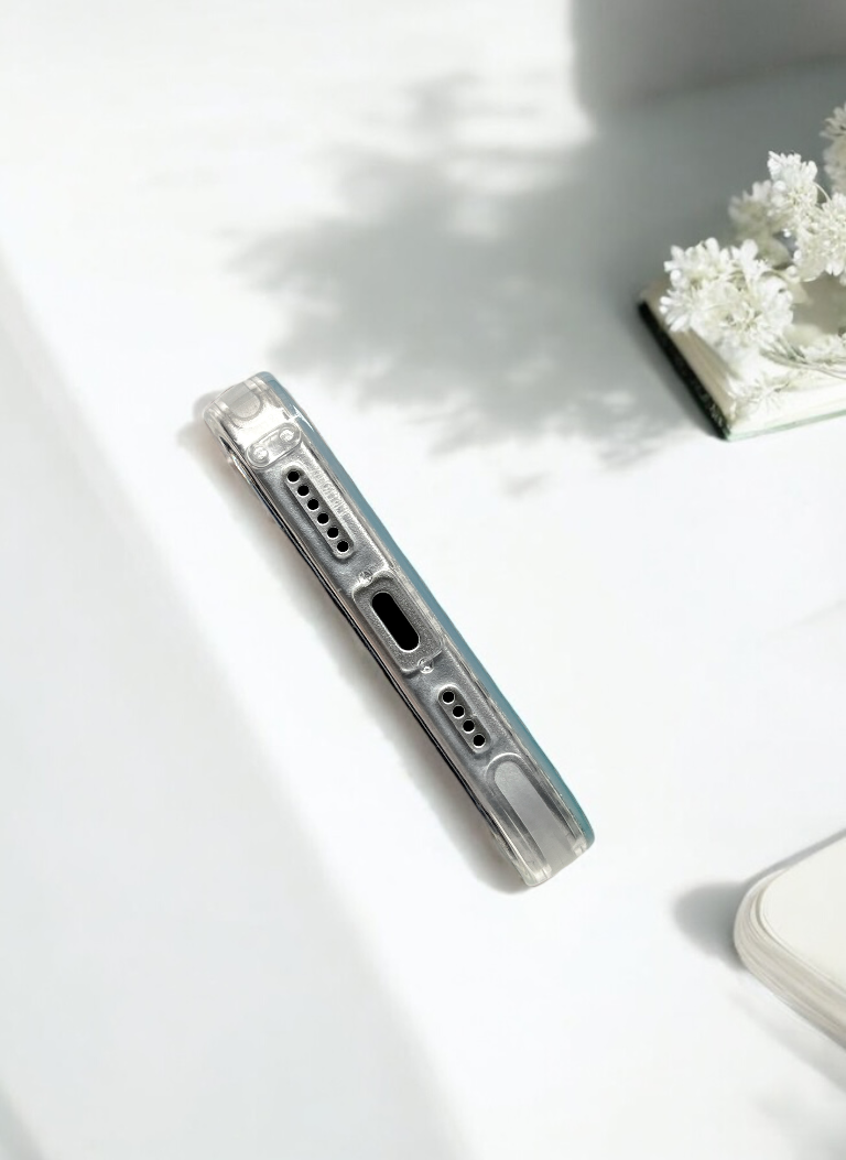 Green Sparkle Bloom 3D Butterfly Phone Case with Charm