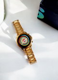 Fossil Generation 6 Gold Stainless Steel Metal Chain Smartwatch