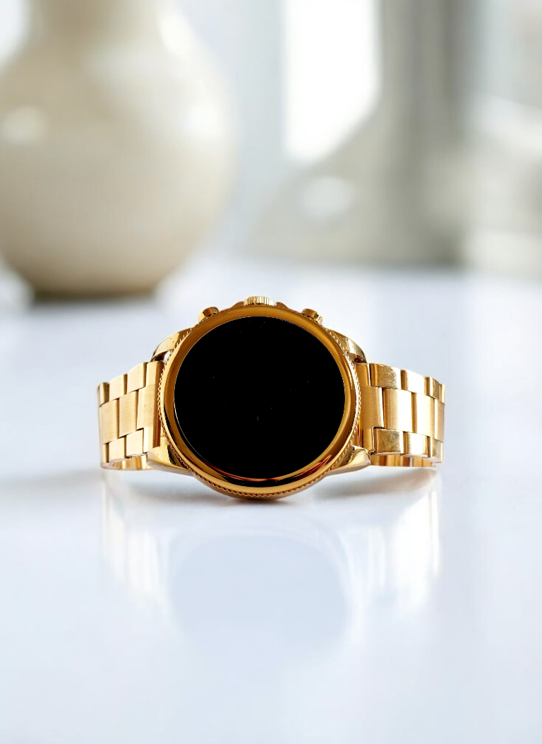 Fossil Generation 6 Gold Stainless Steel Metal Chain Smartwatch