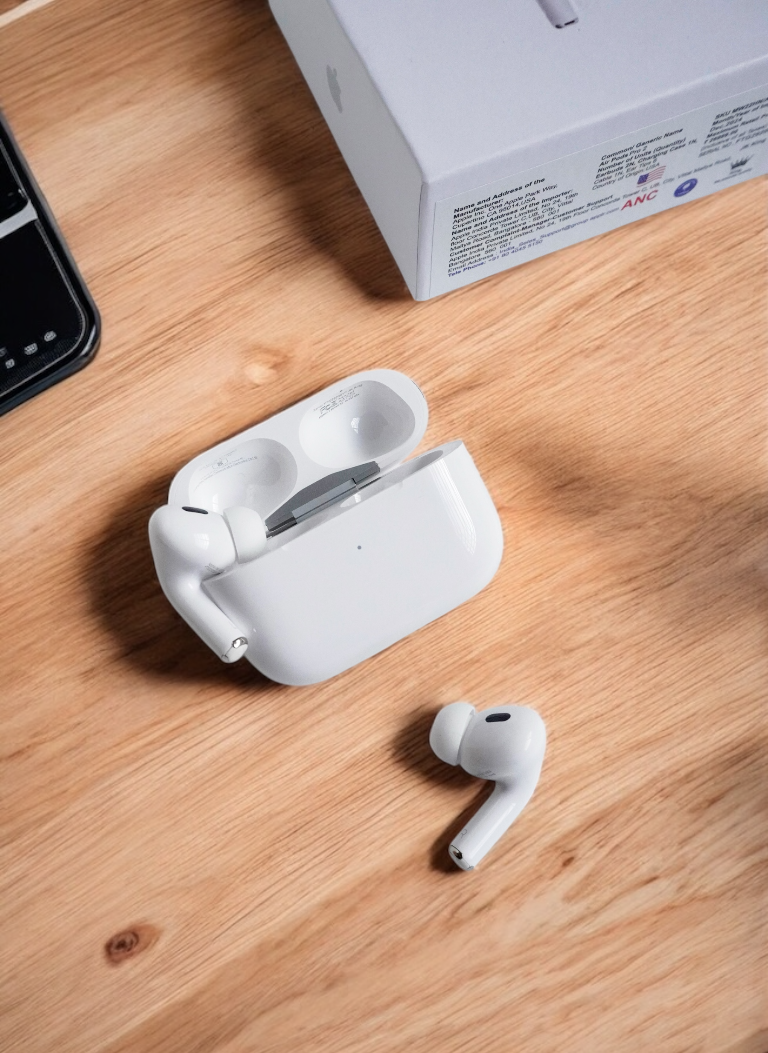 AirPods Pro 2nd Gen With ANC | Free Silicone Case & 5000mAH Mag Safe