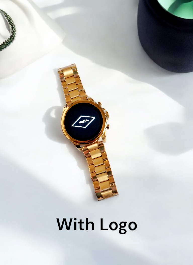 Fossil Generation 6 Gold Stainless Steel Metal Chain Smartwatch