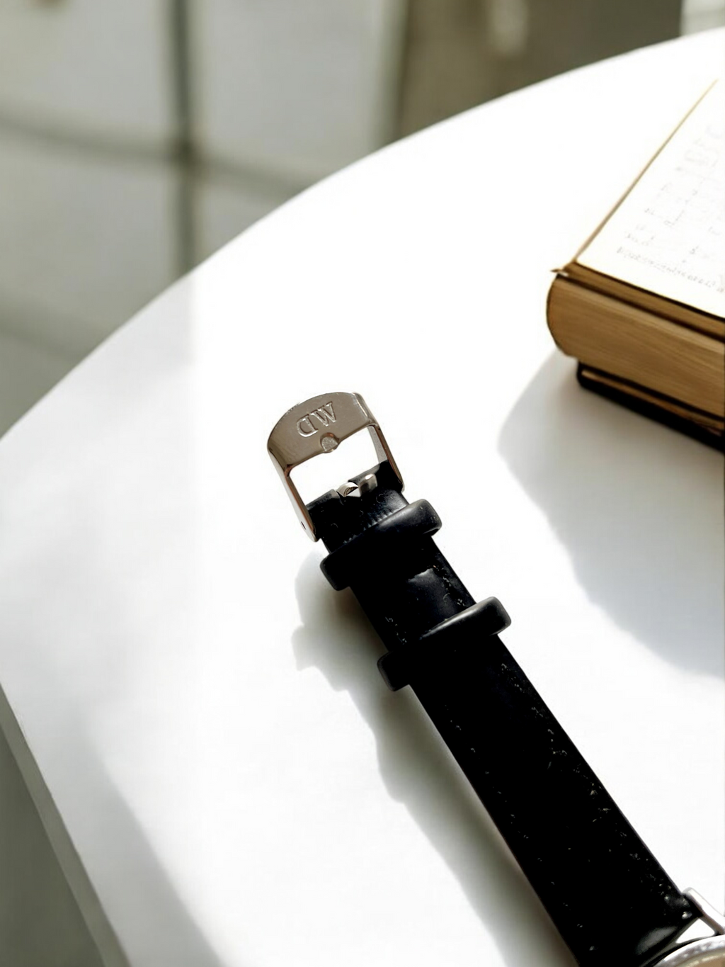 Daniel Wellington Classic Petite 32mm Women’s Watch – Black Leather Strap