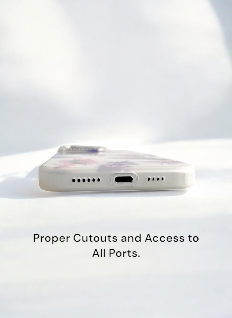 Pink and Purple Floral Phone Case