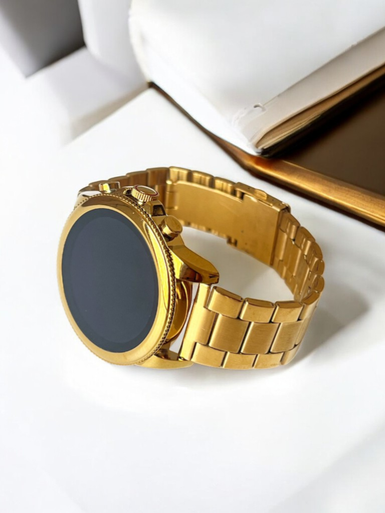 Fossil Generation 6 Gold Stainless Steel Metal Chain Smartwatch